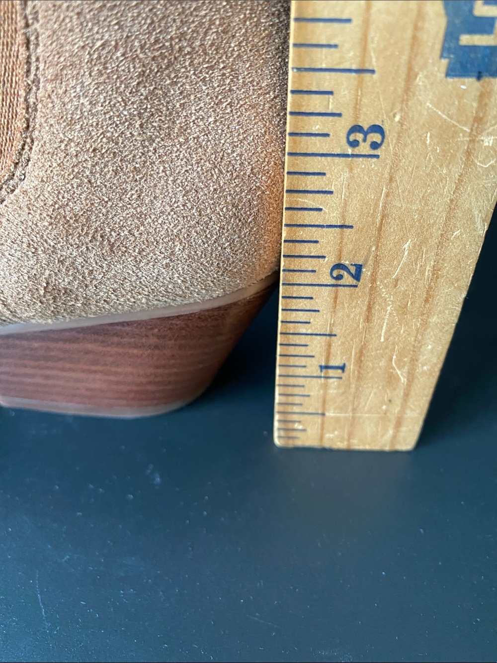 Michael Kors Kinlee Suede Chelsea Ankle Boots Tan 6M - Picture 9 of 9